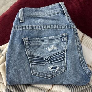 BKE Light Blue Distressed Jeans